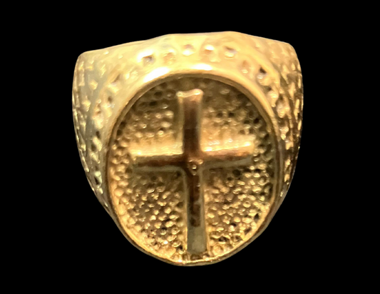 Gold Touch Orlando – Handmade 24K Gold Plated Holy Cross Ring