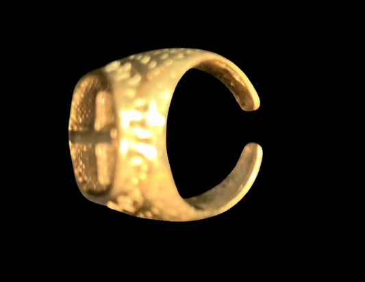 Gold Touch Orlando – Handmade 24K Gold Plated Holy Cross Ring