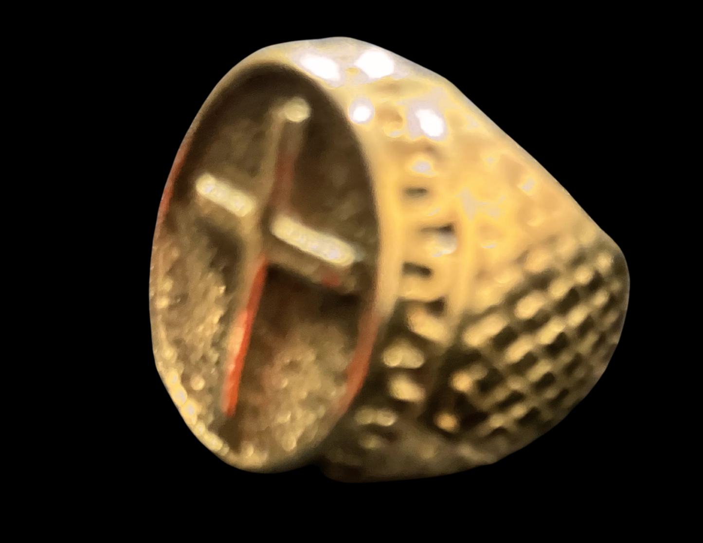 Gold Touch Orlando – Handmade 24K Gold Plated Holy Cross Ring